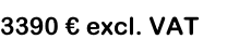 3390 excl vat